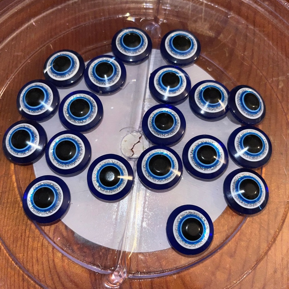 SINGULAR handmade Evil Eye Croc charm!